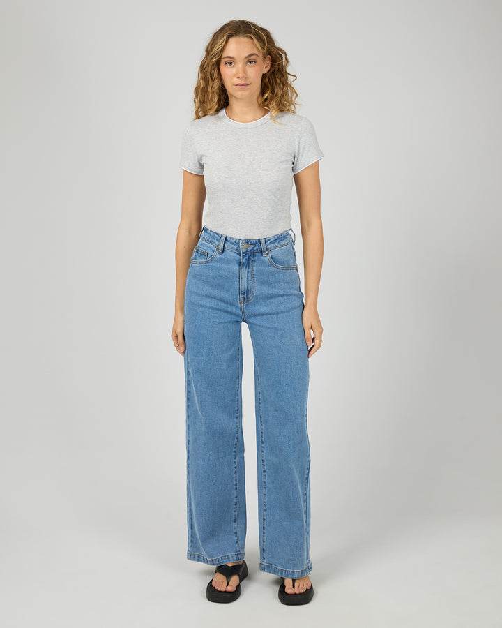 Aae Layers Tee Grey Marle