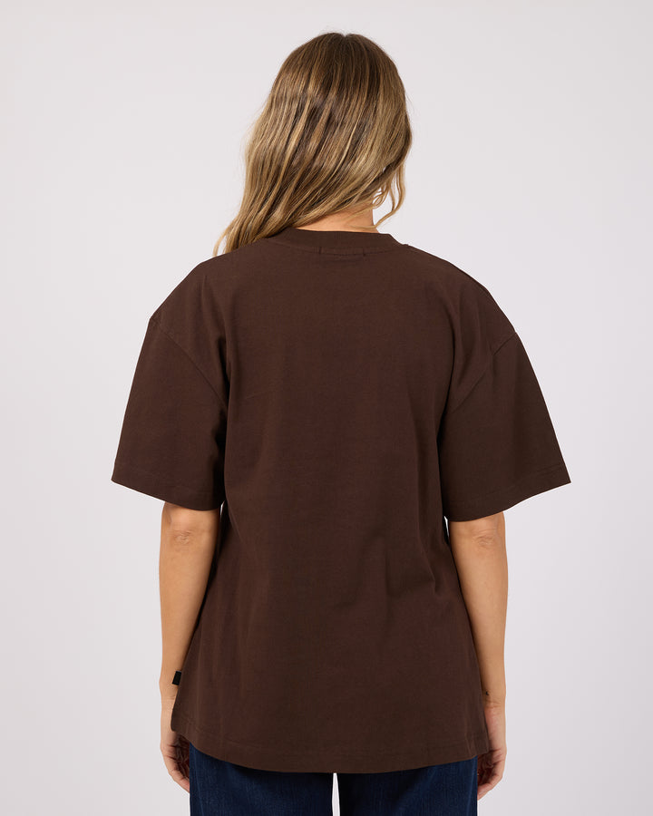 Aae Liv Gather Tee Brown