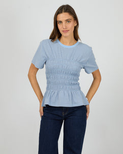 Lipa Stripe Tee Blue