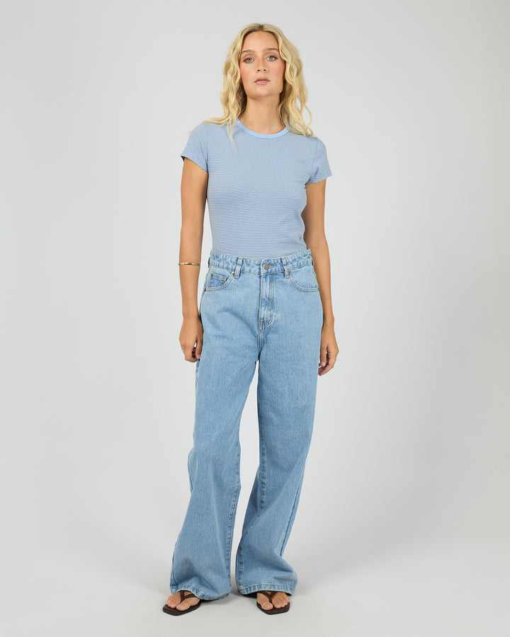 Sami Stripe Tee Blue