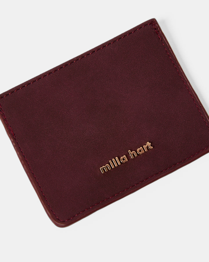 Rika Cardholder Cherry
