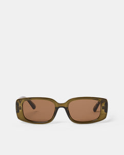 Freja Sunglasses Cry Green/Brown