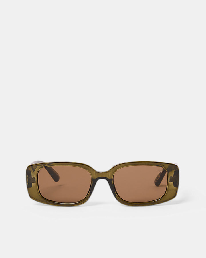 Freja Sunglasses Cry Green/Brown