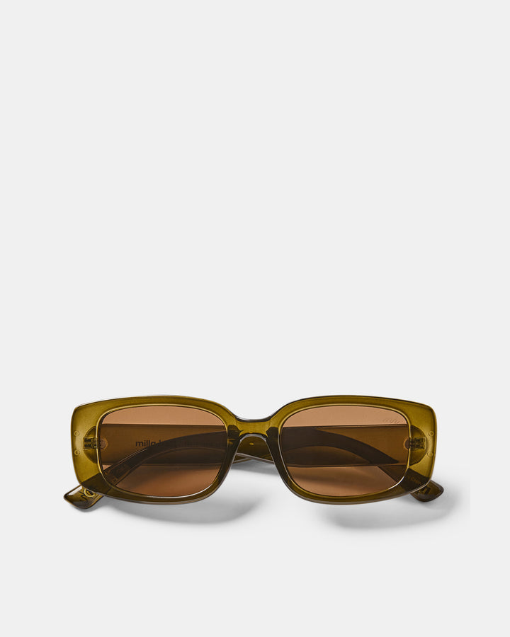 Freja Sunglasses Cry Green/Brown
