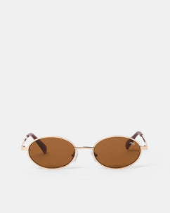Asta Sunglasses Mocha Gold/Smoke-Brown
