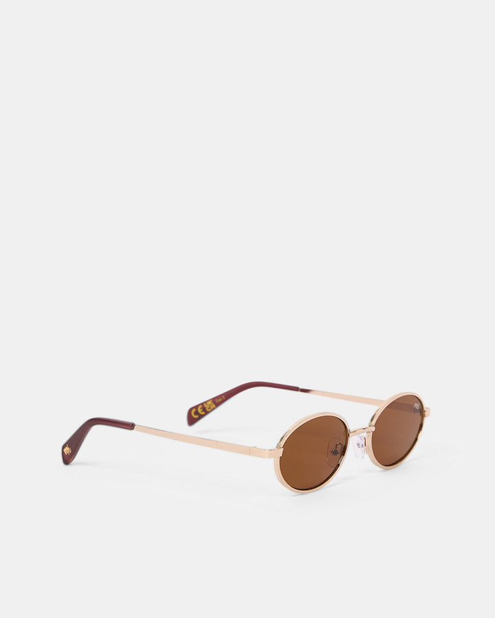 Asta Sunglasses Mocha Gold/Smoke-Brown