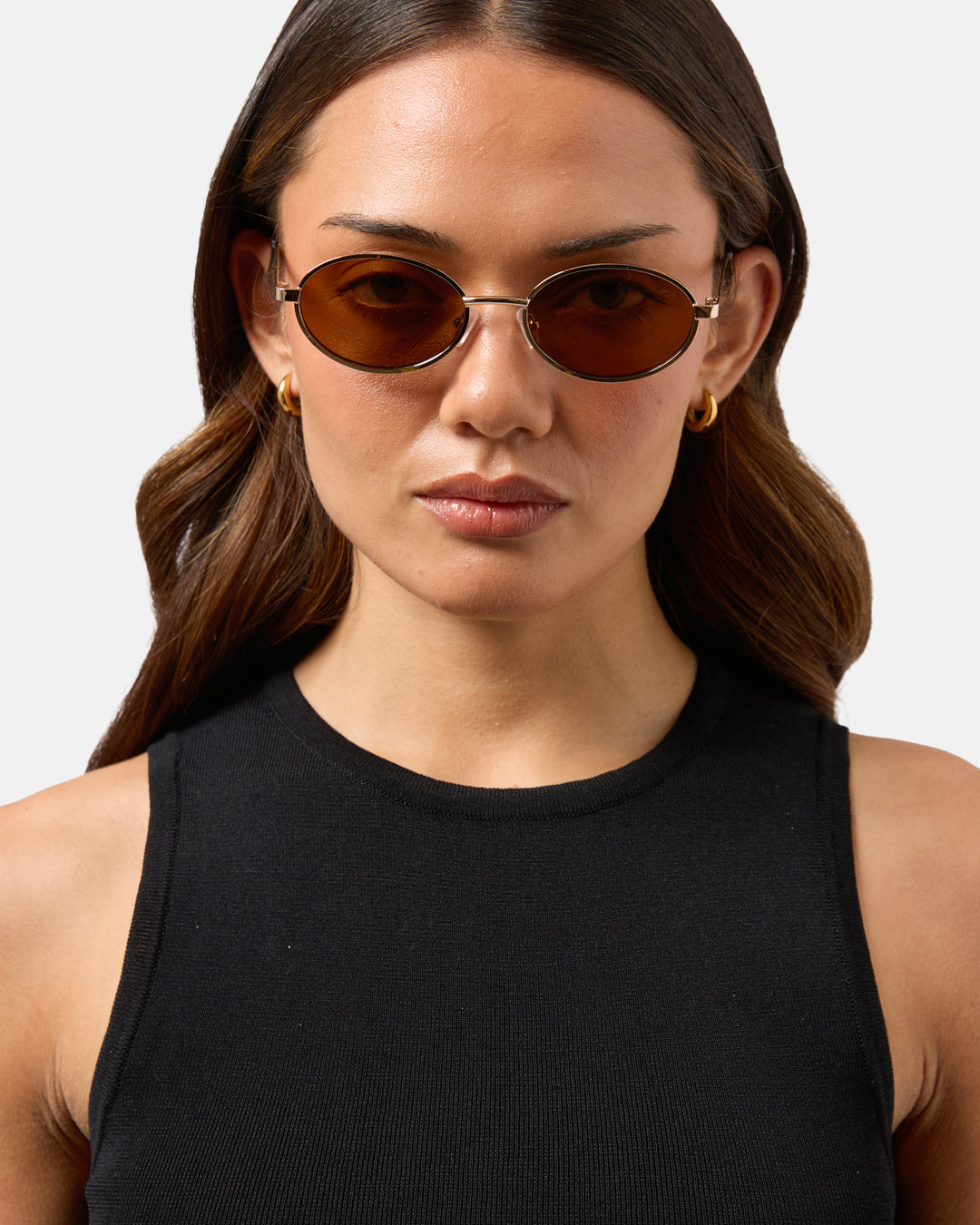 Asta Sunglasses Mocha Gold/Smoke-Brown