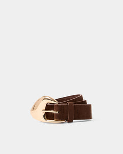Rosa Hip Belt Brown/Gold