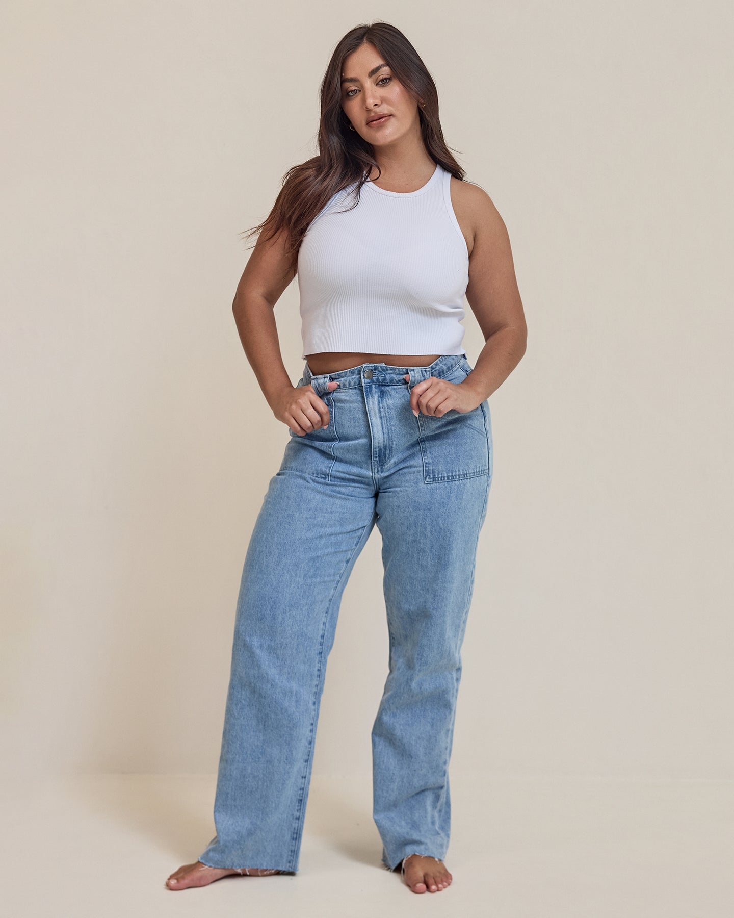 Becca Pant Light Blue – All About Eve Clothing