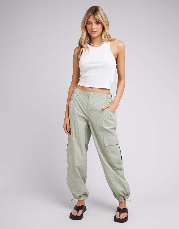 Elliot Parachute Pant Green
