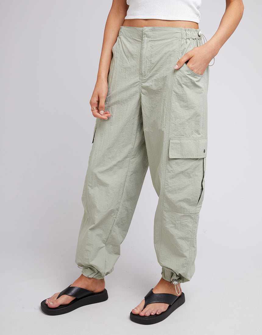 Elliot Parachute Pant Green