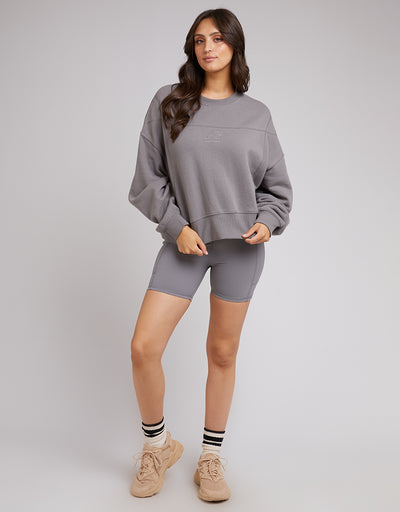 Active Tonal Sweater Charcoal
