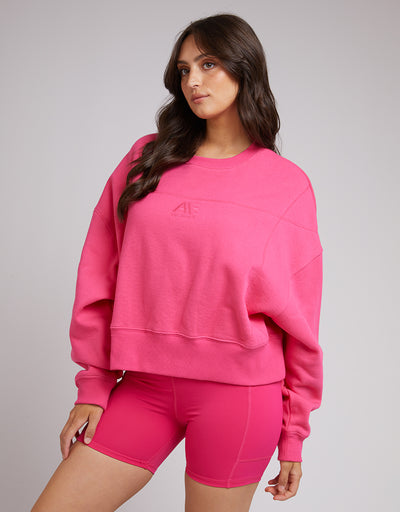 Active Tonal Sweater Rose