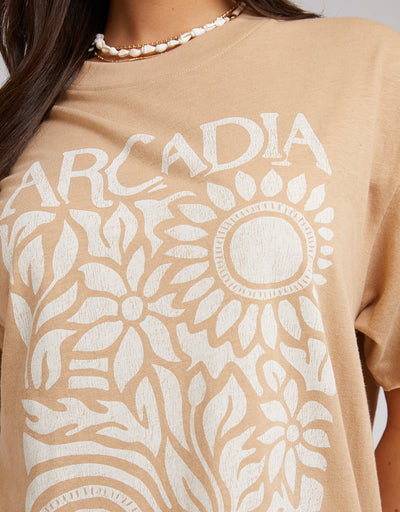 Arcadia Tee Oatmeal