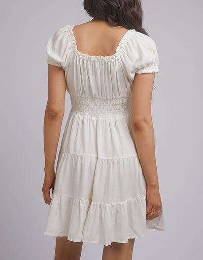 Natalia Mini Dress White