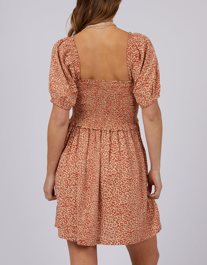 Lauren Mini Dress Rust
