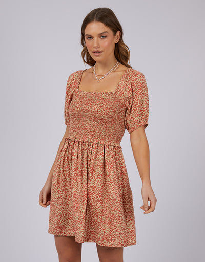 Lauren Mini Dress Rust