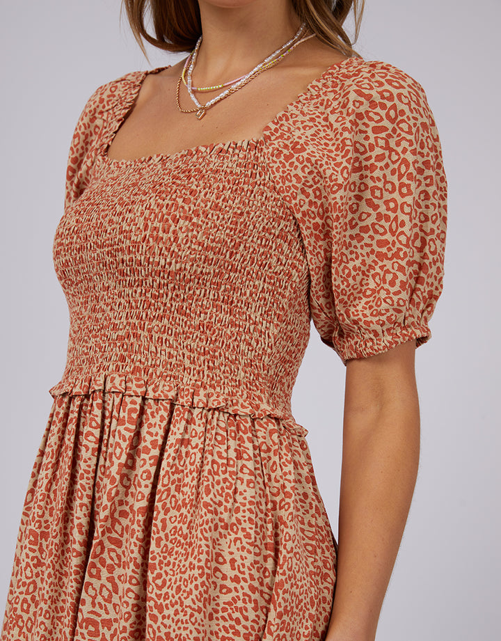 Lauren Mini Dress Rust