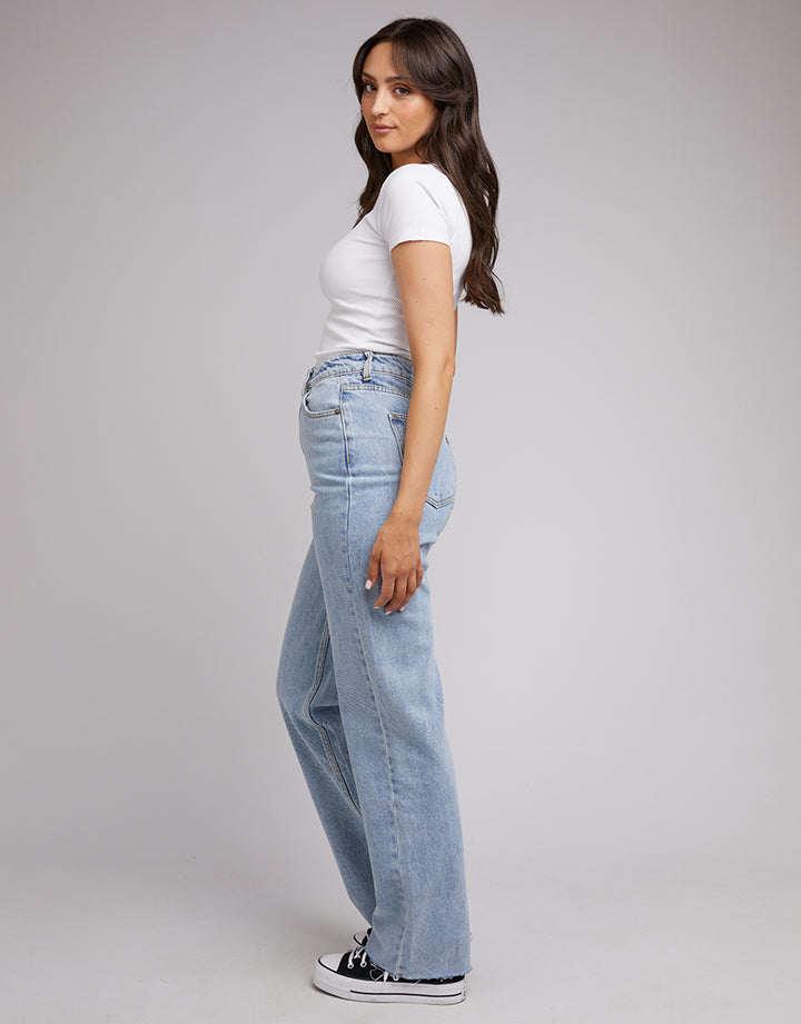 Eve Rib Baby Tee White