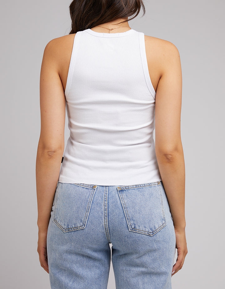 Eve Rib Baby Tank White